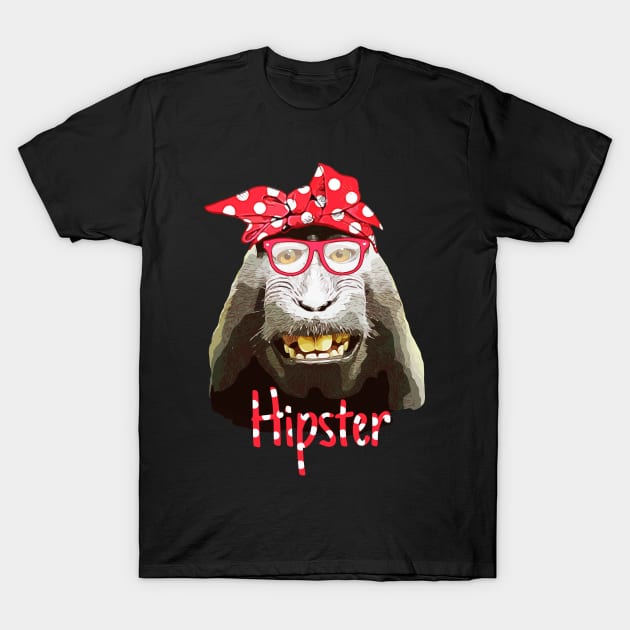 Bandana and monkey, gorilla, chimpanzee T-Shirt by Collagedream